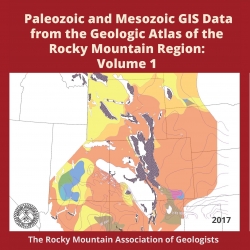 Paleozoic & Mesozoic GIS Data from the Geologic Atlas of the Rocky Mountain Region: Volume 1
