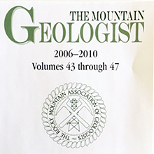 The Mountain Geologist 2006-2010